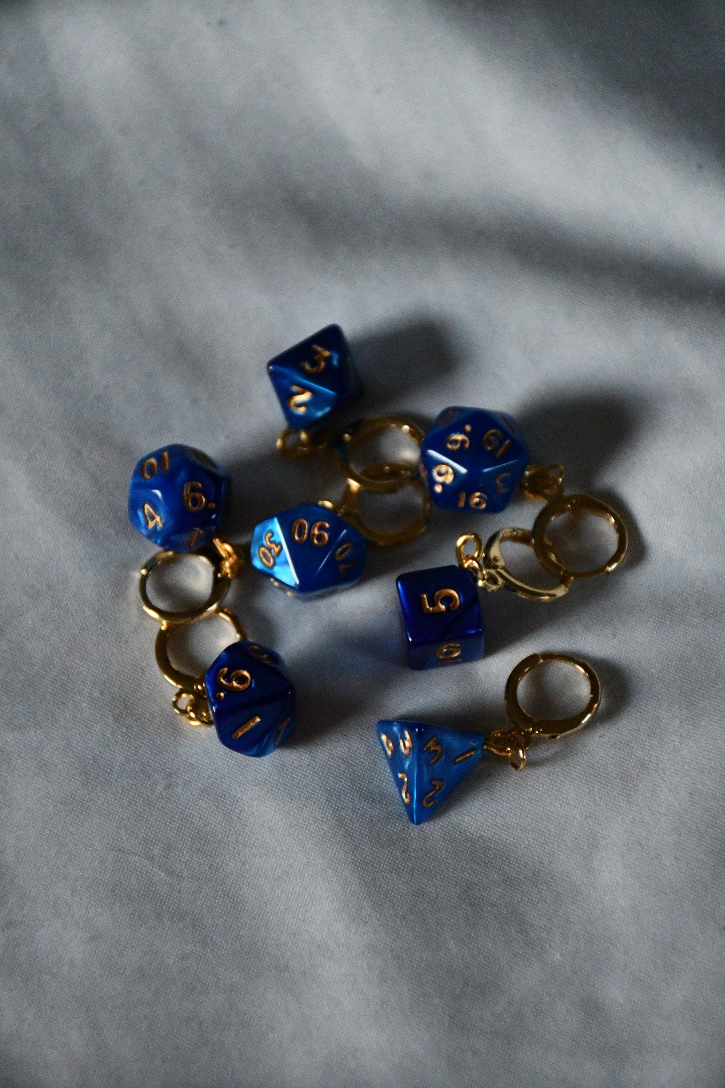 7 Piece (Pearl blue with gold ink)