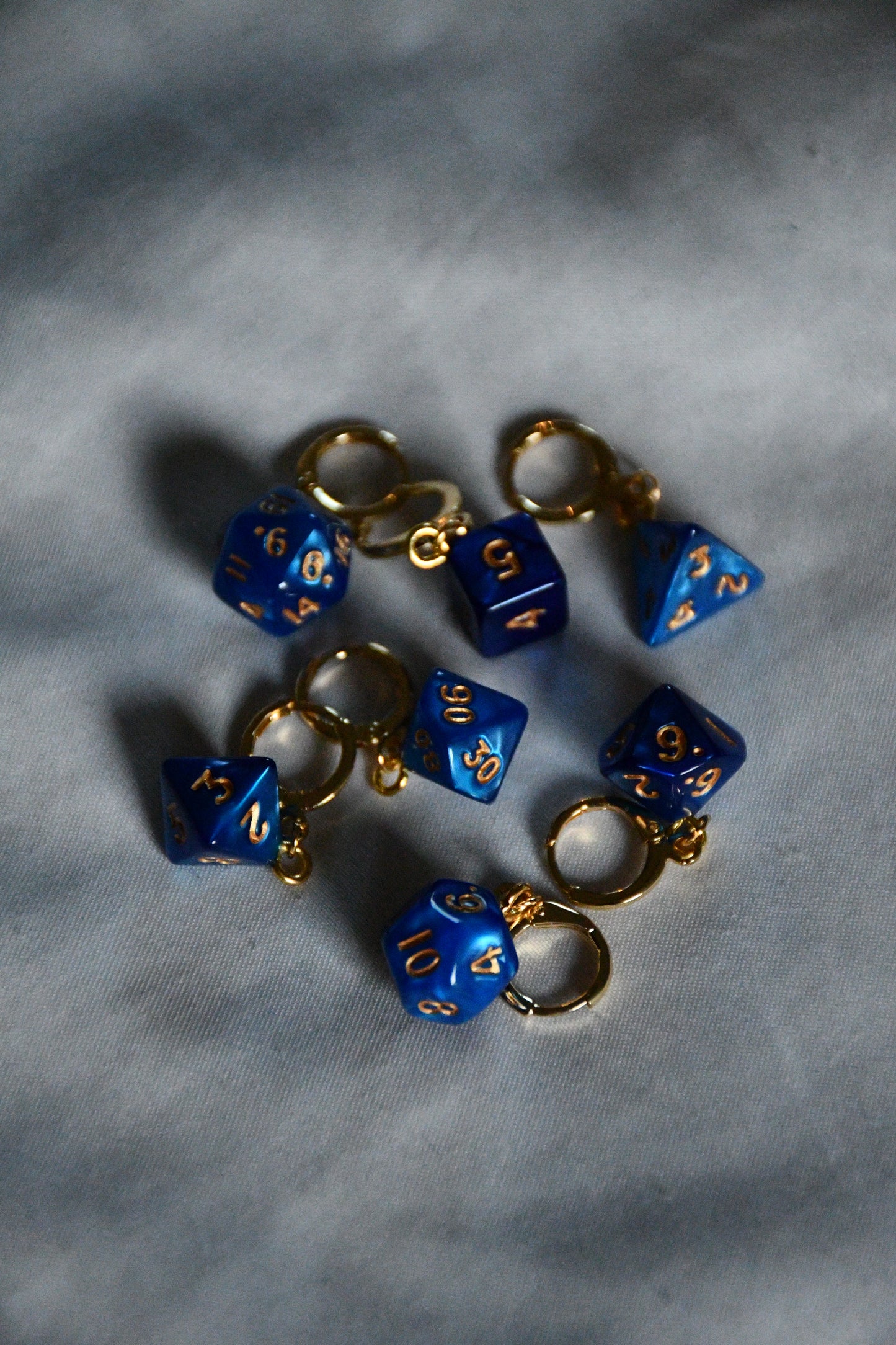 7 Piece (Pearl blue with gold ink)