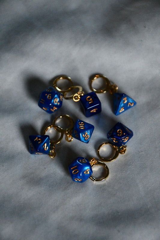 7 Piece (Pearl blue with gold ink)